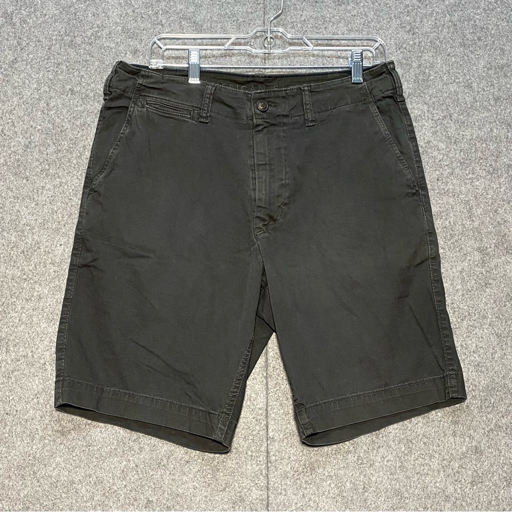 American Eagle Outfitters Gray Flat Front Shorts